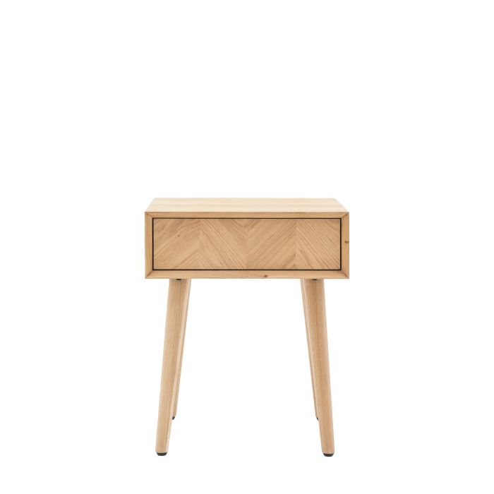 BROOKHAVEN 1 Drawer Side Table - Oak