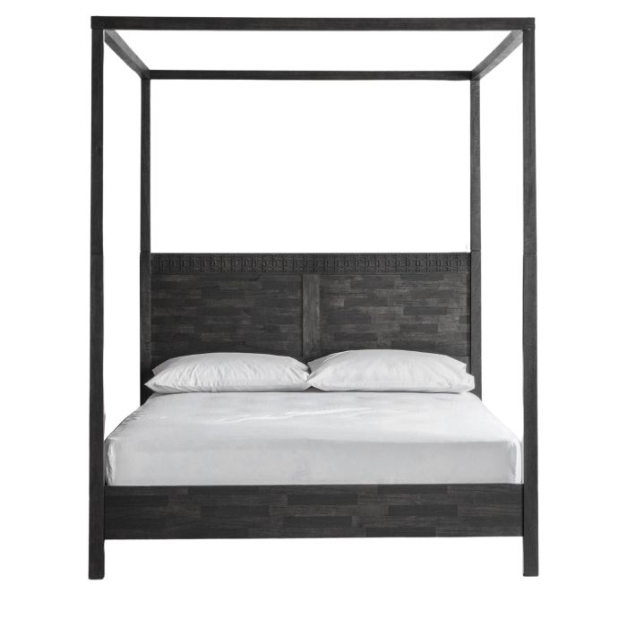 ASHWELL Kingsize Wooden Bedframe - Black