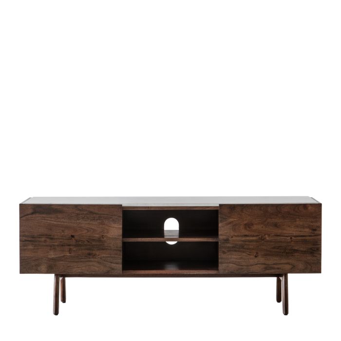 HEATHFIELD TV Unit - Dark Oak