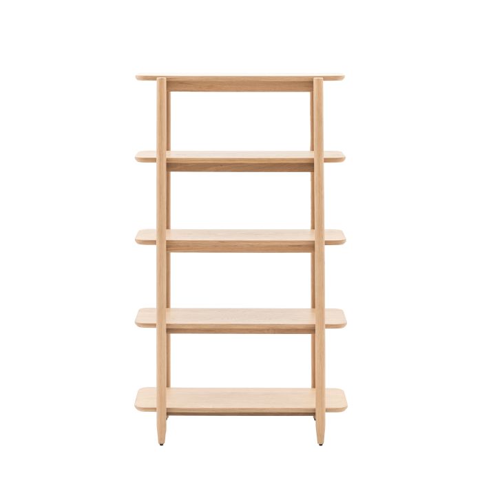 BANBURY Tall Open Display Rack - Light Oak