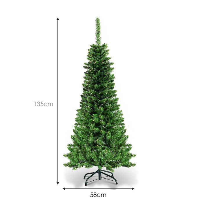 LED Pencil Christmas Tree - 4.5ft