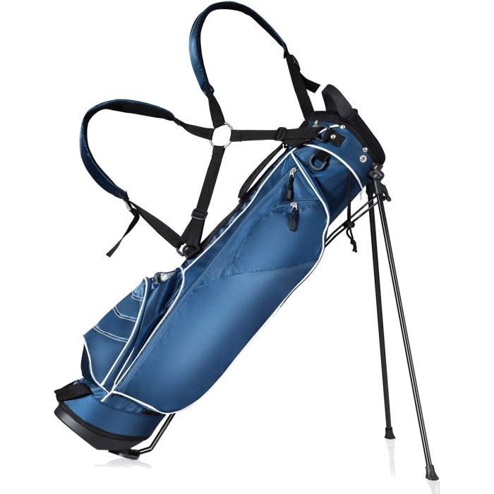 Golf - Golf Stand Bag with 4 Way Dividers-Navy