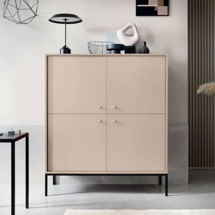 California Highboard Cabinet - Beige