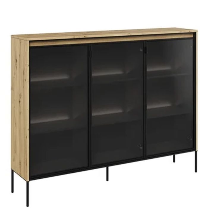 TRADESSA Low Display Cabinet - Oak