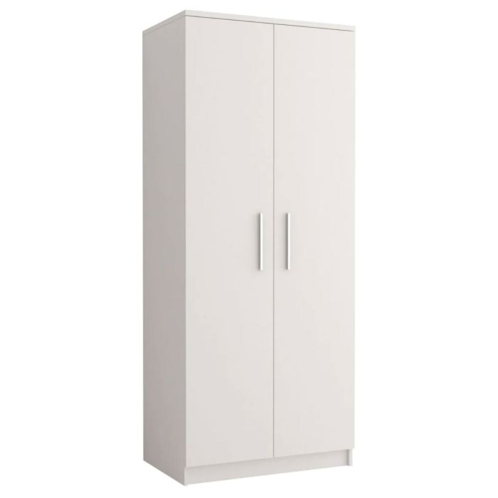 ORMISTON 2 Door Wardrobe White Matt - 80cm
