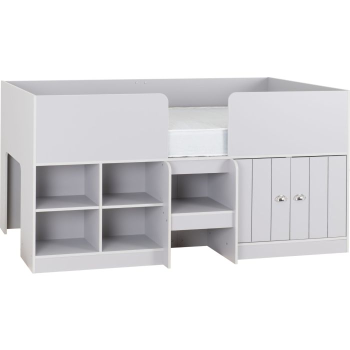 Orlando Low Sleeper Bed - Dove Grey