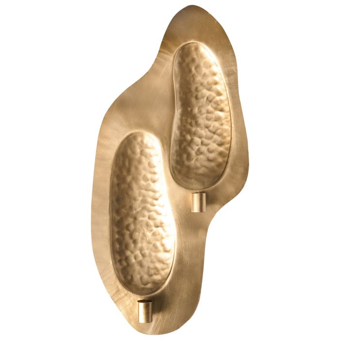 PHNICEE Wall Candle Holder Metal 60 cm Gold
