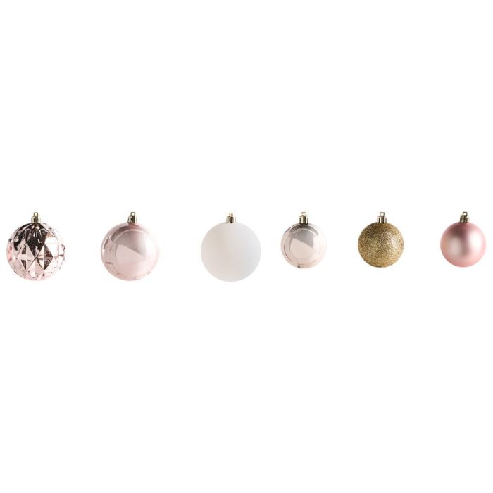 GJENDORA Set of 114 Christmas Baubles Hanging Ornament Decoration - Pink