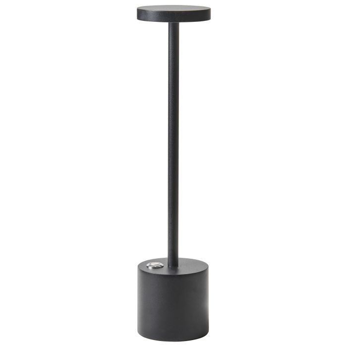 Wireless LED Table Lamp LIZANDRO With Dimmer Metal Black