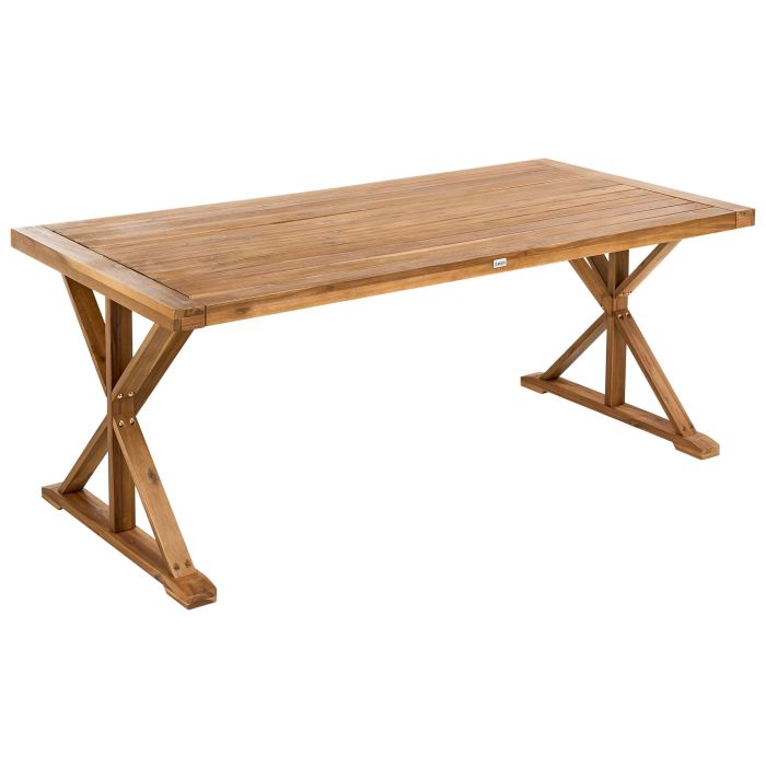 MILLENWELL Acacia Wood Garden Dining Table - Brown
