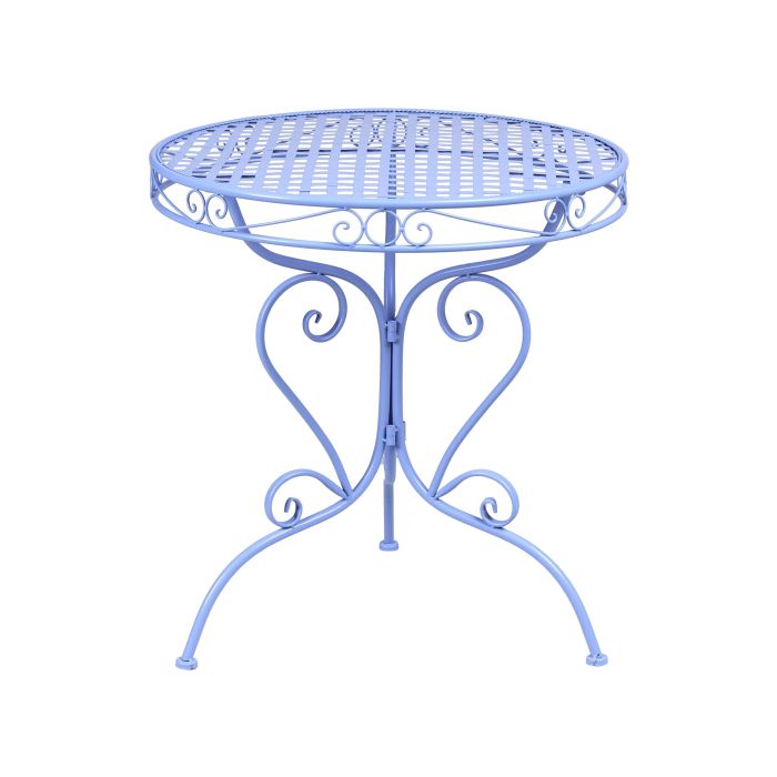 VEYRO Metal Bistro Table - Blue