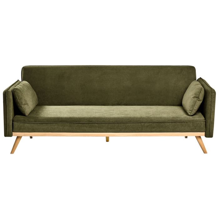 COLLEYWELL Fabric 2 Seater Sofa Bed - Green