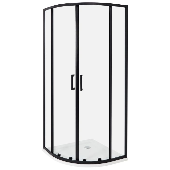 Shower Enclosure JUKATAN 80 x 80 x 185 cm Black