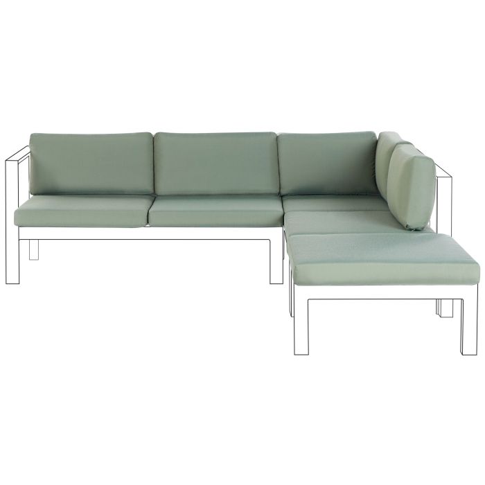 Outdoor Cushion Cover Set MESSINA Green