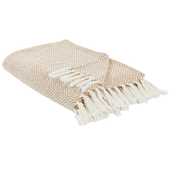 Bedspread TOUTLI Cotton 200 x 220 cm Beige