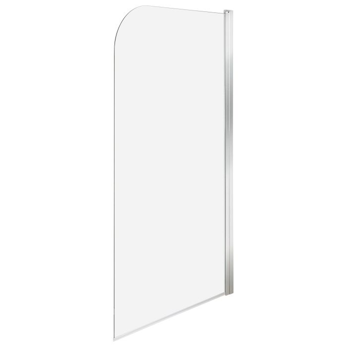 Shower Bath Screen LAPAN 140 x 70 cm Silver