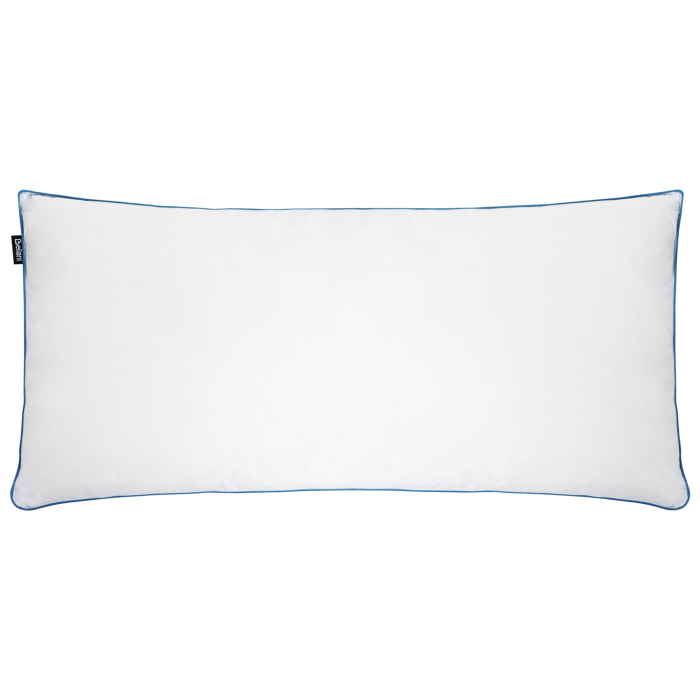 ANETORA Bed Pillow Low Duck Feathers and Down 40 x 80 cm White