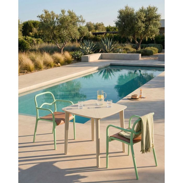 GAFARO Garden Chairs Set of 2 - Green