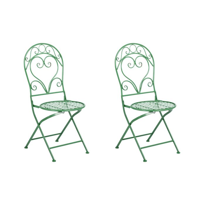 VEYRO Garden Chairs Set of 2 - Green