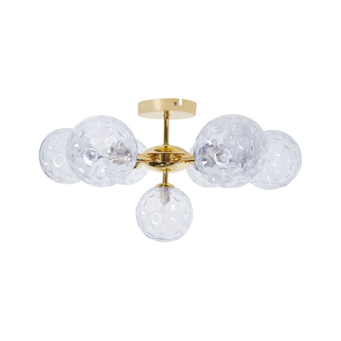 Ceiling Lamp ANADYR Glass Blue