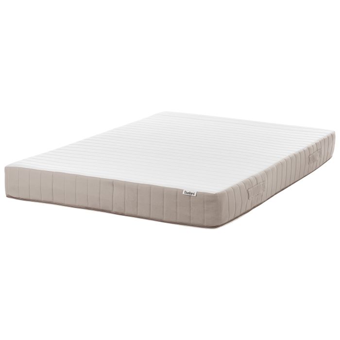 TRINGY Latex Pocket Spring Mattress Firm 140 x 200cm EU Double - White with Grey