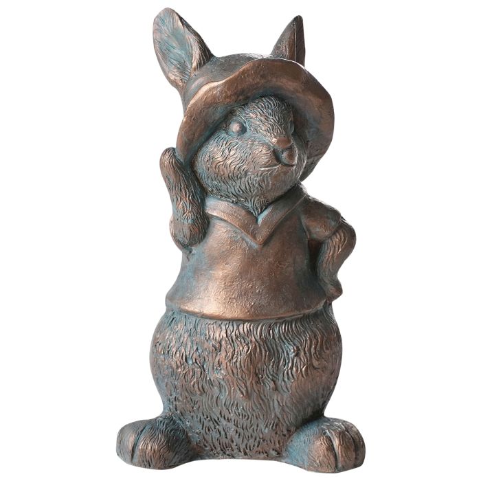RIDGECOMBE Garden Rabbit Figurine - Brown