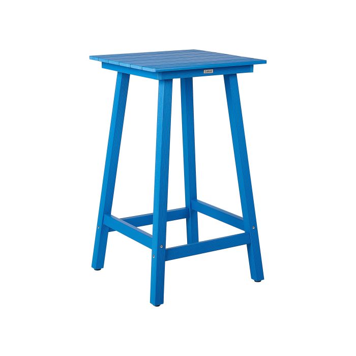 Garden Bar Table 59 x 59 cm Blue ADIRONDACK