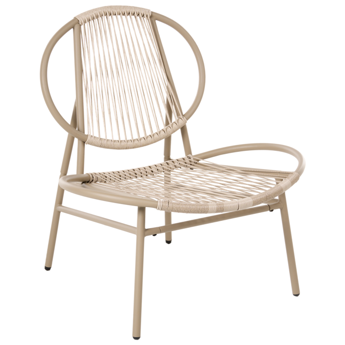 JARVELLE Rattan Garden Chair - Beige