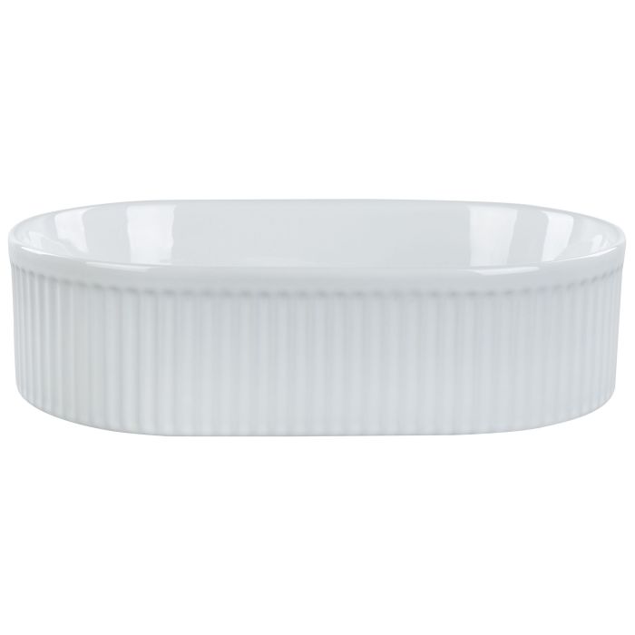 Ceramic Countertop Basin 490 x 310 mm White GELDO