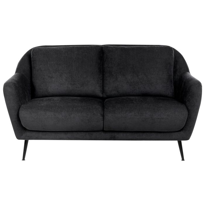 CLIFTONWELL Chenille Fabric 2 Seater Sofa - Black
