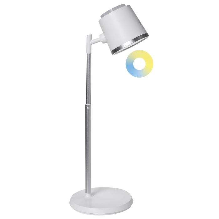 BECKFORD Desk Lamp with Dimmer - White