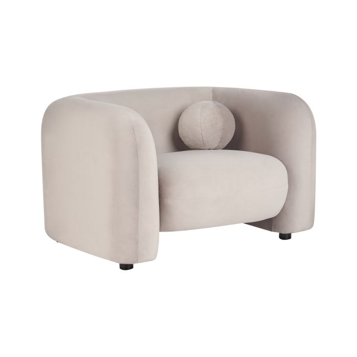 Armchair LEIREN Velvet Taupe