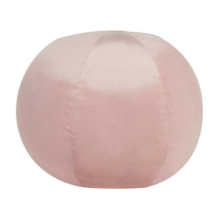 Throw Cushion SALVIA Velvet 30 x 30 cm Pink Solid