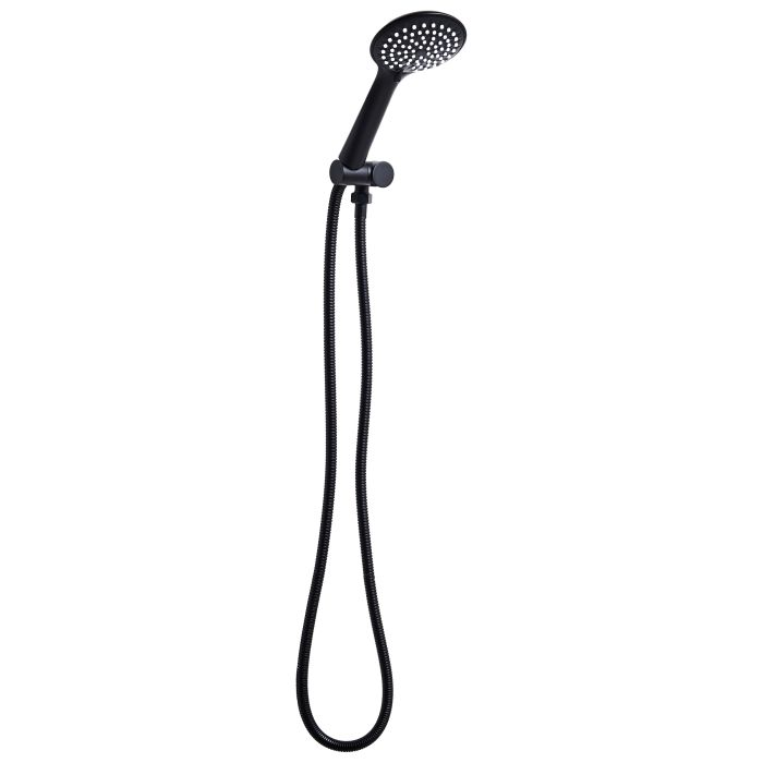 CUTCOMBE Shower Head and Hose Kit - Black