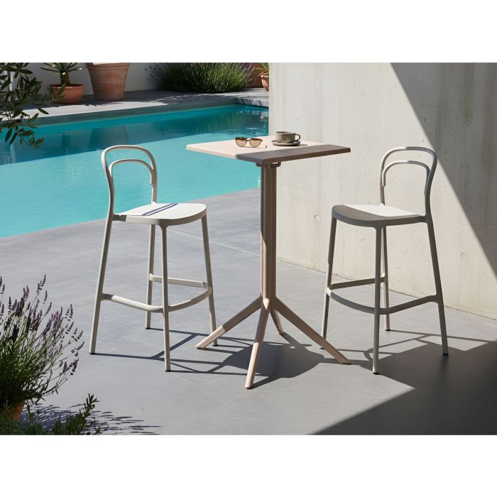 BIQERO Garden Bar Table - Beige