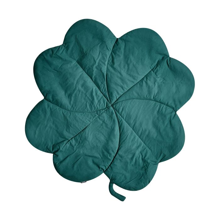 DCAAINE Kids Playmat Leaf 110 x 110 cm Green