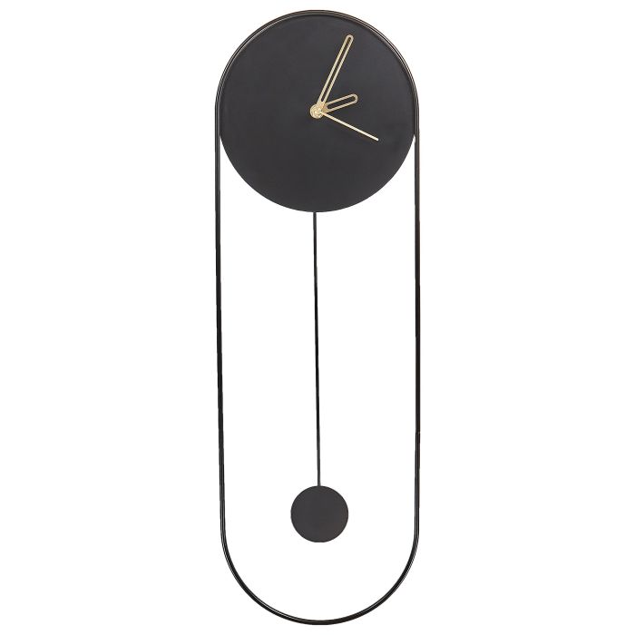 Wall Clock SALVAN 20 cm Metal Black
