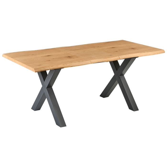 NORWOODEN Extending Rectangular Dining Table - Brown