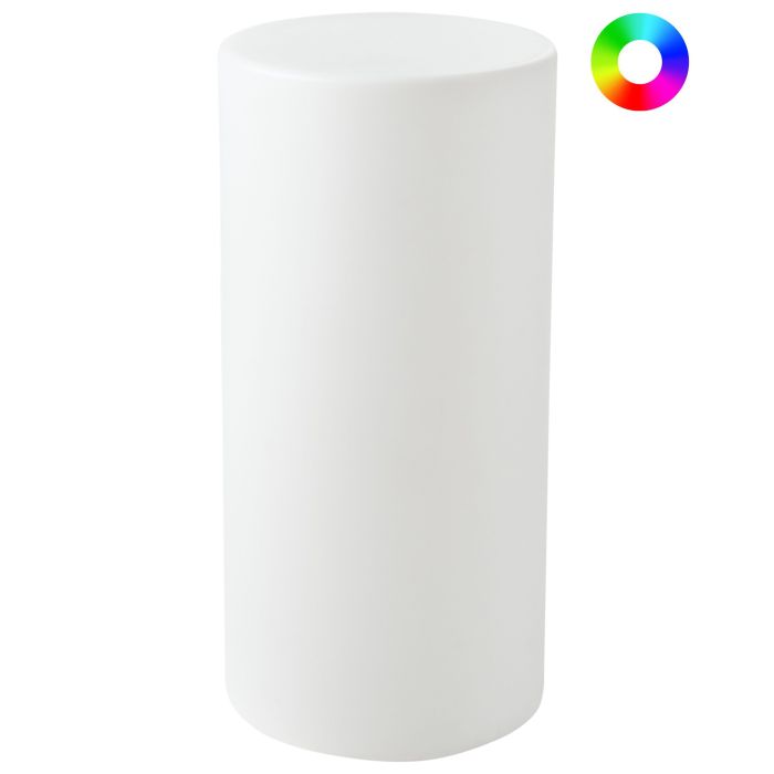 Outdoor LED Floor Lamp PIEDRA White