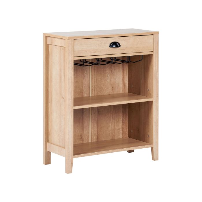 1 Drawer Sideboard Light Wood WALKERSTON
