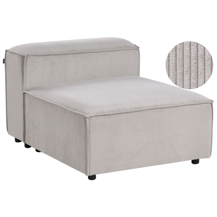 TROMSO Corduroy 1 Seat Section - Taupe