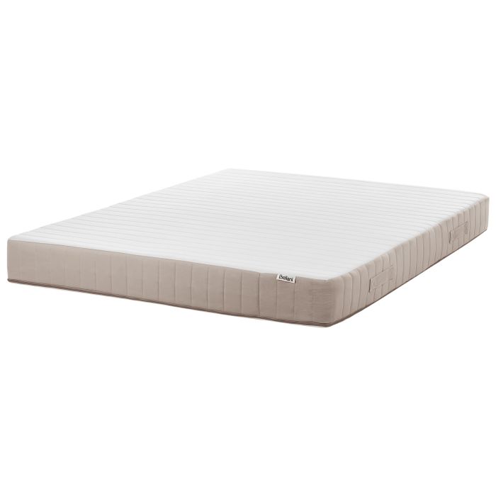 TRINGY Latex Pocket Spring Mattress Medium 160 x 200cm EU Kingsize - White with Grey