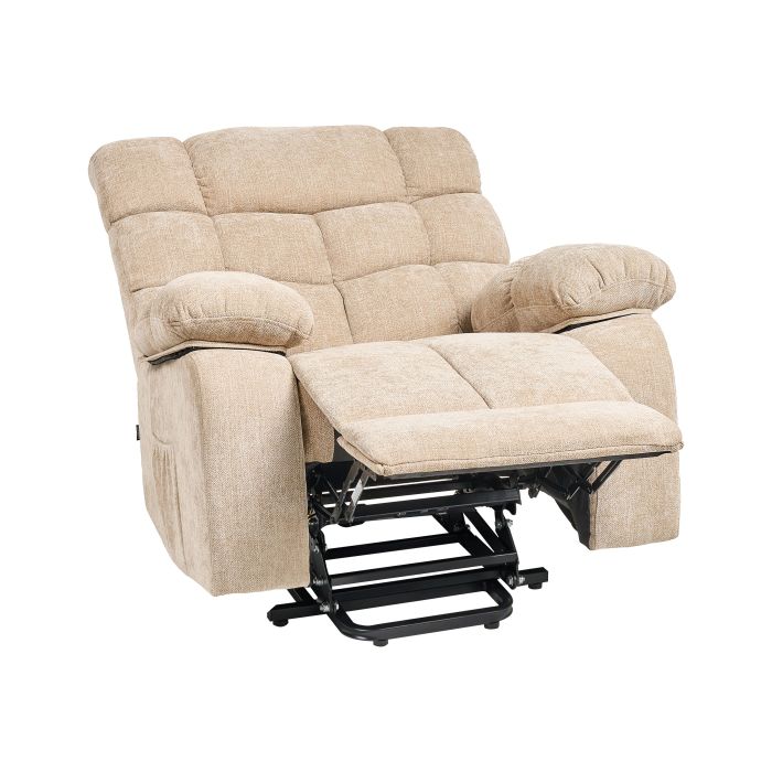 GAVORA Fabric Electric Recliner Sofa - Beige