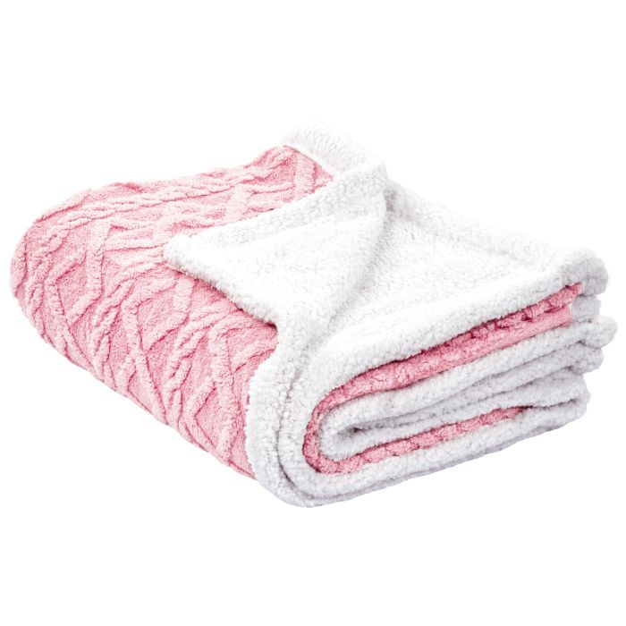 Blanket HONEYCOMB 150 x 200 cm Pink