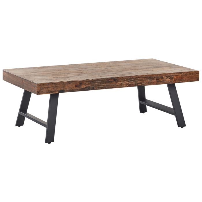RADCOMBE Pine Wood Rectangular Coffee Table - Brown