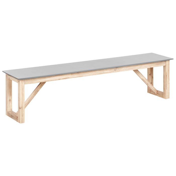 HOWARTHON Garden Bench - Concrete Grey