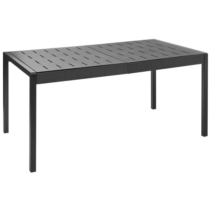 MILLDEN Garden Dining Table 154 cm - Black