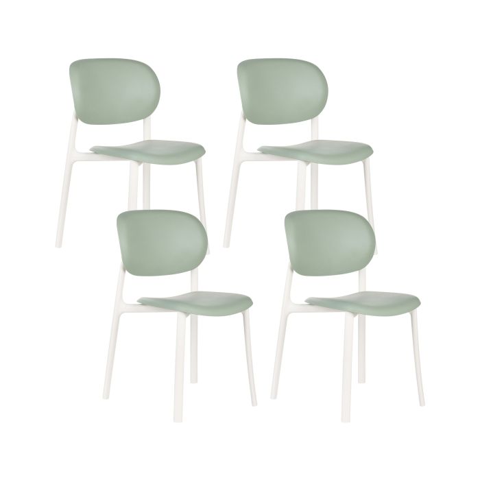 DEWHURSTON Set of 4 Garden Chairs - Green
