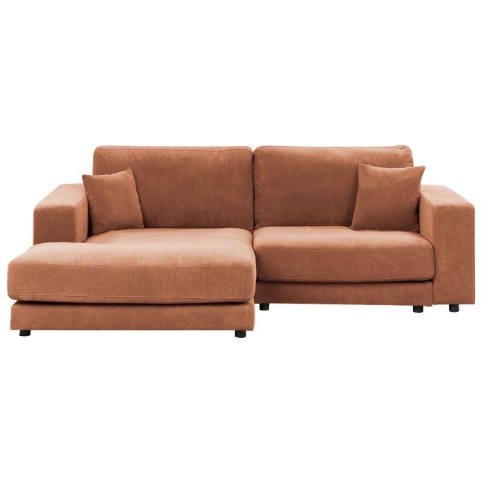 Right Hand 3 Seater Corner Sofa Red LOFOTEN