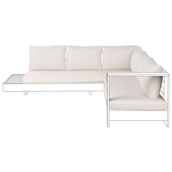 MIRETTAMO Outdoor Cushion Cover Set Off-White